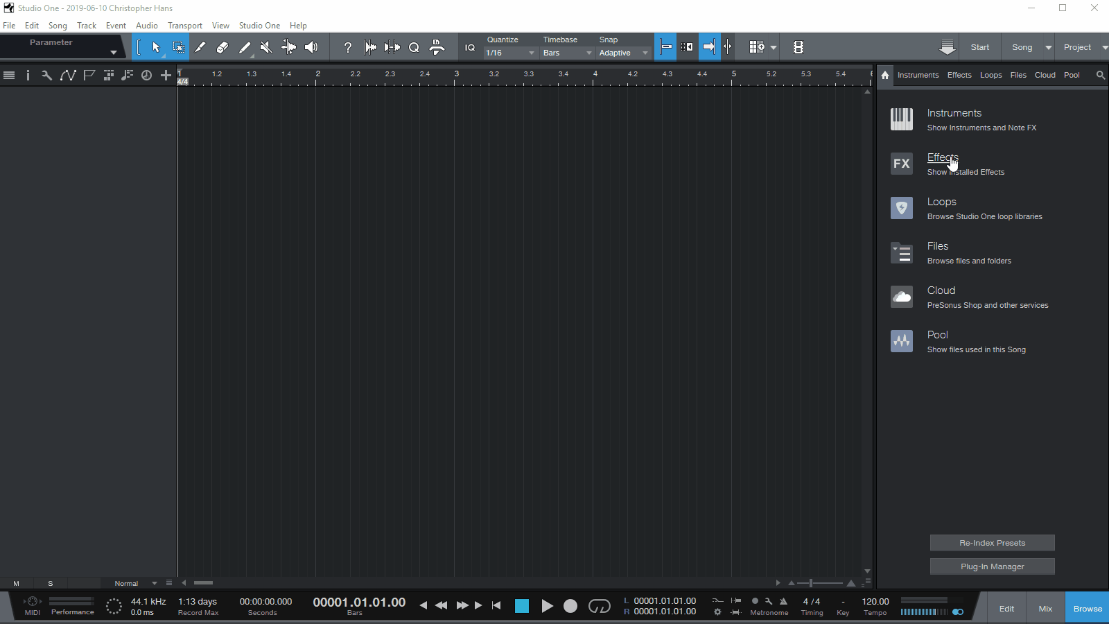 Setting up Touché/Lié in Studio One Help Center